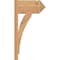 Ekena Millwork Thorton Arts & Crafts Smooth Outlooker, Western Red Cedar, 7 1/2"W x 14"D x 26"H OUT08X14X26THR03SWR - alternate 2